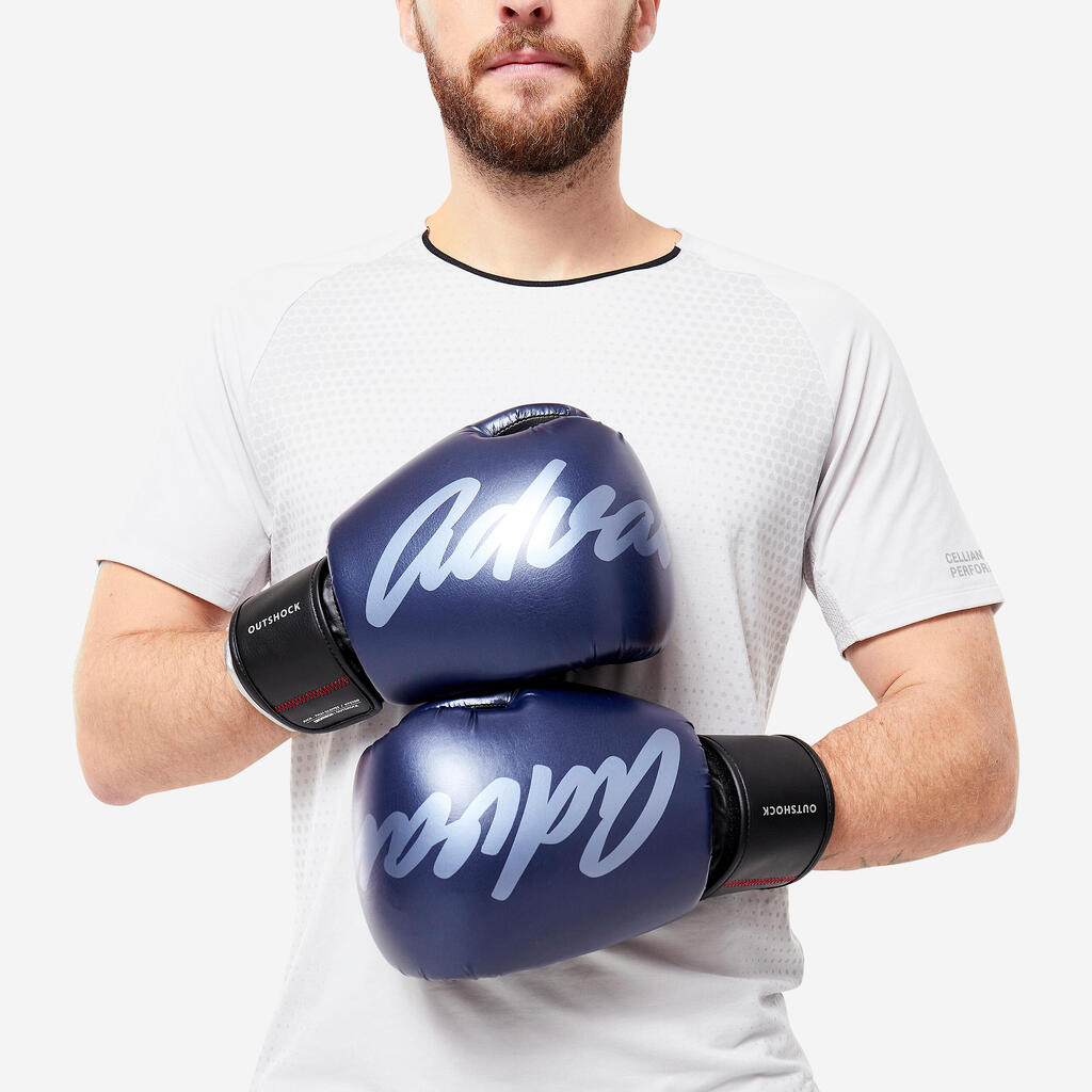 Gants de kick-boxing, muay-thaï - bleus